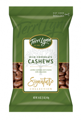 Milk Chocolate Cashews - in Package