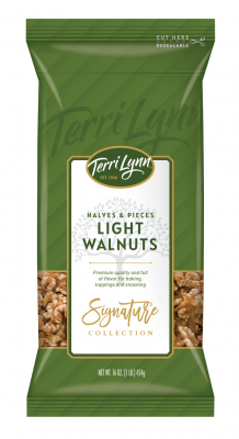Light Walnuts Halves and Pieces - in Package